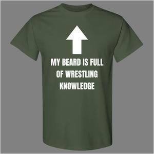 Wrestling Beard  Funny Wrestling Shirt Shirt